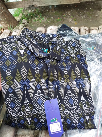 Batik Pria Lengan Panjang Kemeja Batik Slimfit Casual Formal