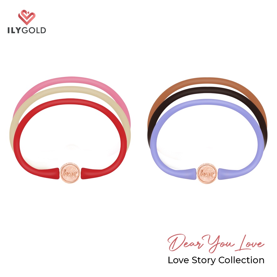 Bundling Dear You Love Bangle ILY GOLD  Be With You Collection