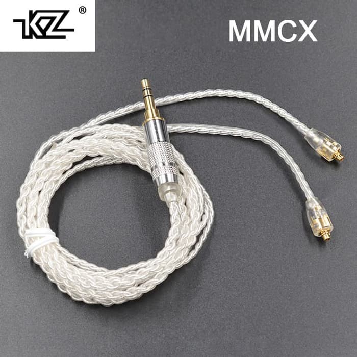 KZ Kabel MMCX Earphone Silver Plating for Shure SE535 SE846 UE900