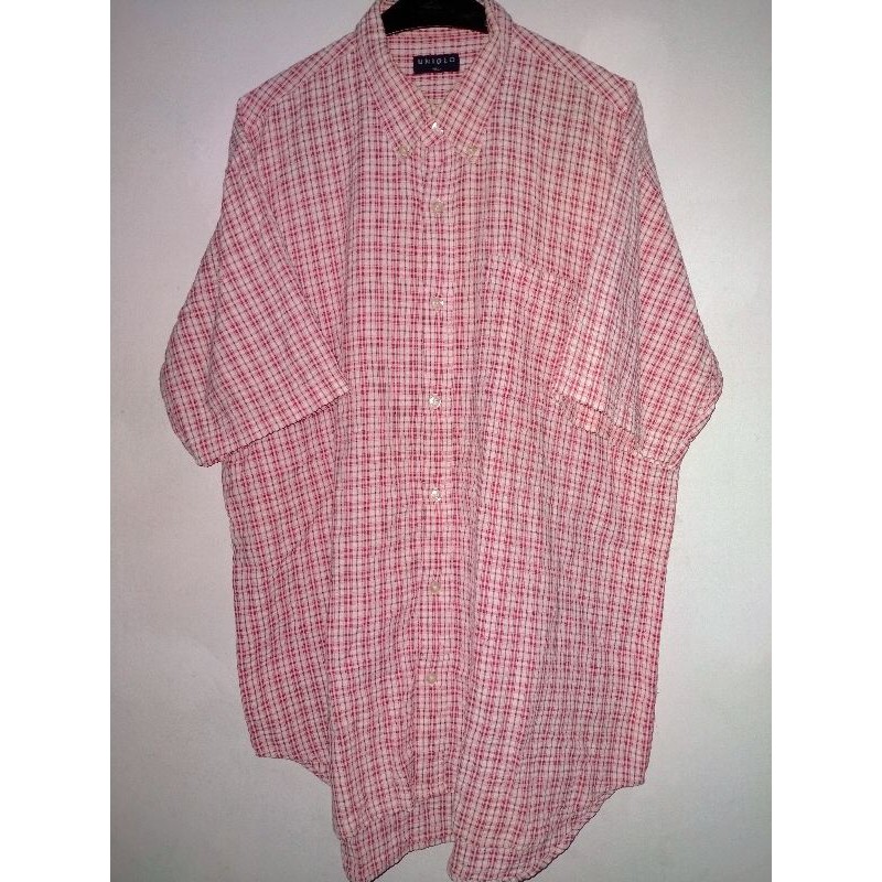 KEMEJA PRIA UNIQLO PL / KEMEJA UNIQLO PRELOVED / KEMEJA PRIA PRELOVED JUMBO / KEMEJA PRIA JUMBO