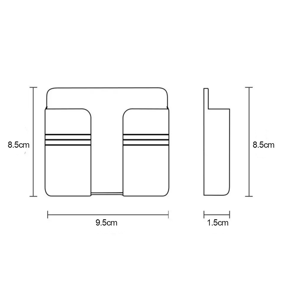 Rak Stand Holder Charger Handphone Kabel Tempel Tembok Holder Charger Handphone Model Tempel Dinding Multifungsi Holder