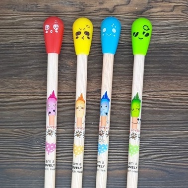 

(4pc) Pulpen Pena Karakter Bentuk Kepala Korek API Lucu Bolpen Karakter Unik Pulpen Karakter Gel Imut Pulpen Gel Pena