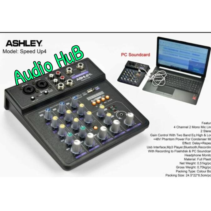 MIXER ASHLEY SPEED UP 4 ORIGINAL ASHLEY SPEED UP4 USB INTERFACE