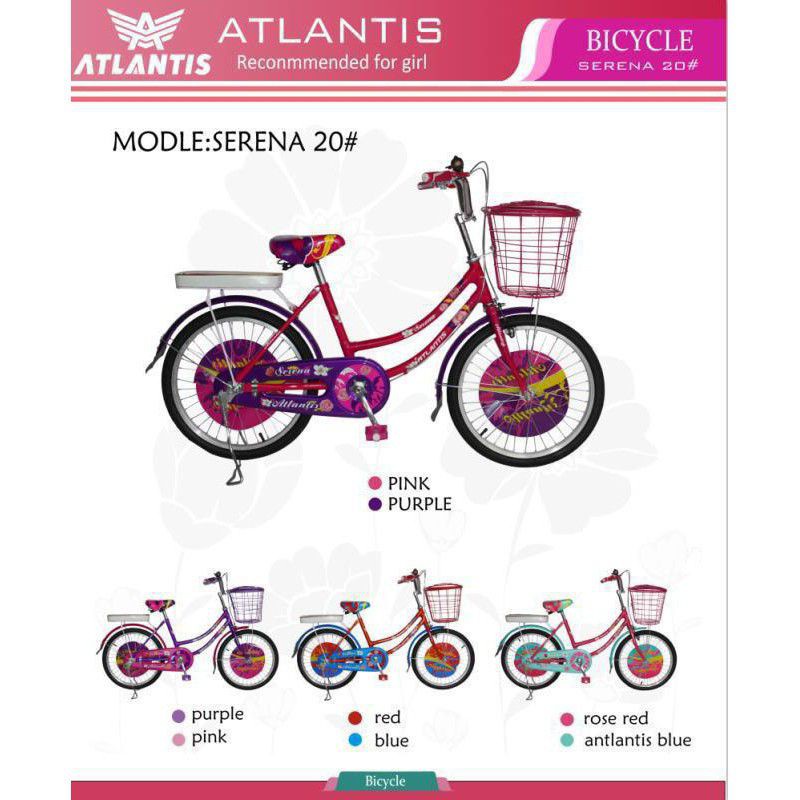 Sepeda mini 20 inch perempuan city bike Serena Atlantis