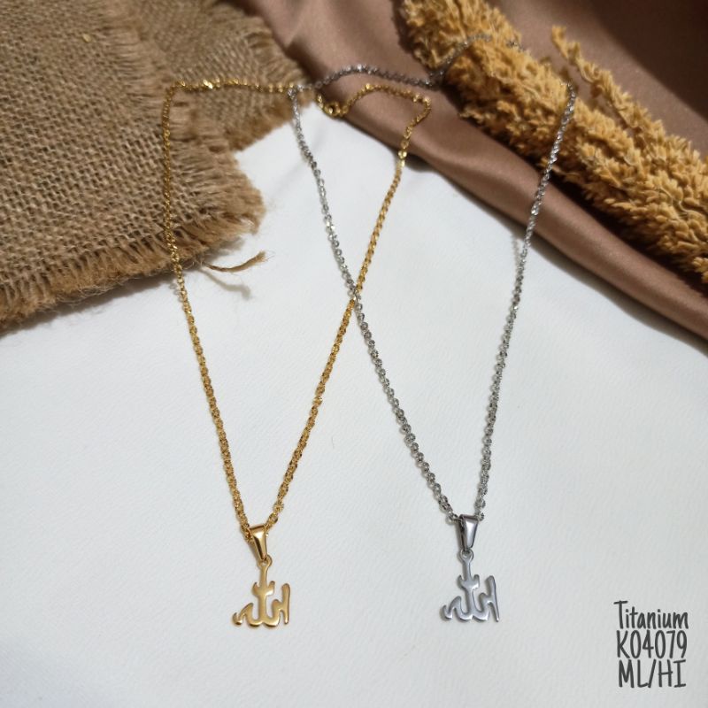 Kalung Titanium Lafadz gold/Silver K04079