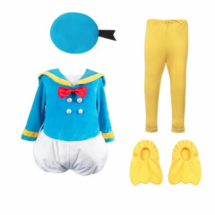 TERLARIS" DONALD DUCK KIDS COSTUME KOSTUM ANAK DONAL BEBEK HALLOWEEN "J;