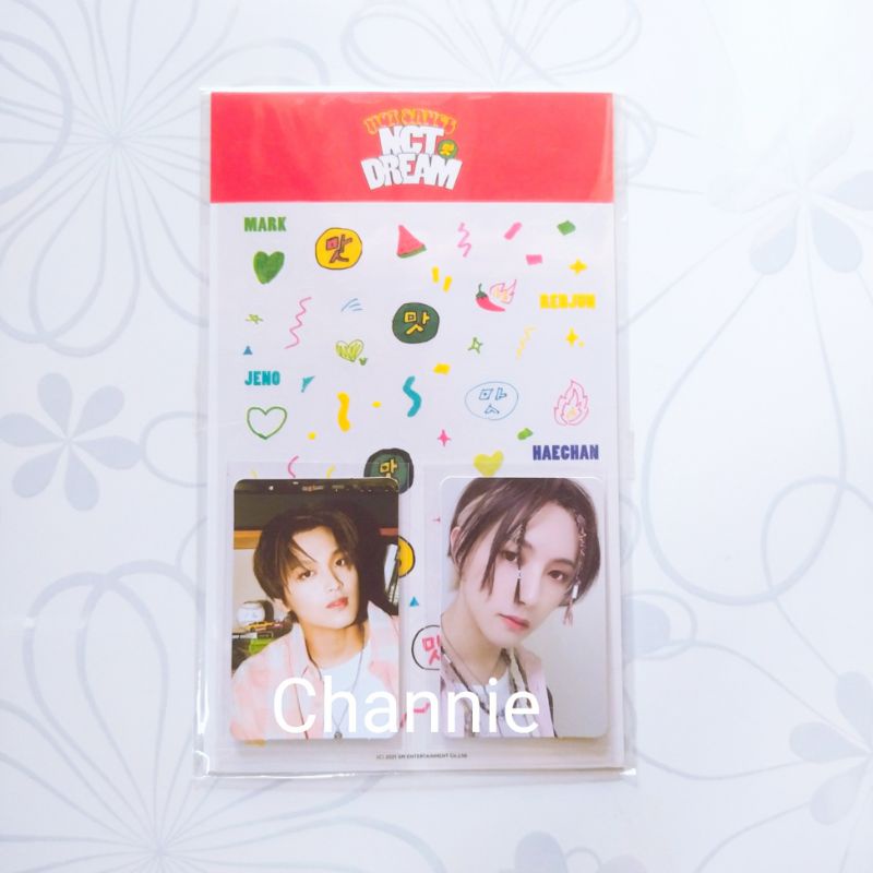 PHOTOCARD SELCA RENJUN MD HOT SAUCE DECO STICKER