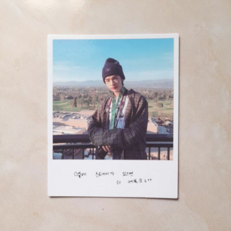 POLAROID HYUNJIN GO LIVE STRAYKIDS