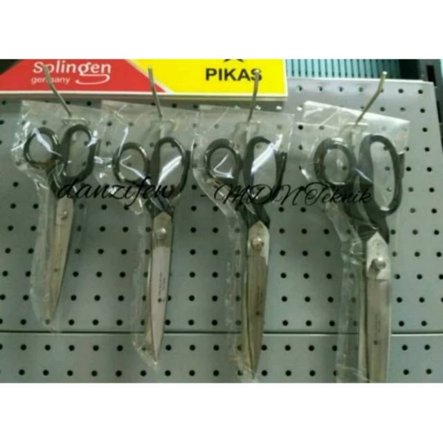 Gunting Kain 10 " Cap Garpu Friedr. Herder Abr. Sohn GmbH. PIKAS  Don Carlos" Solingen Germany