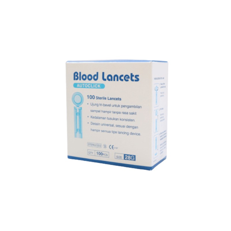 Jarum Blood Lancet 28G Onemed / Lancet 100 pcs Onemed / Jarum Lancet Onemed 100 pcs