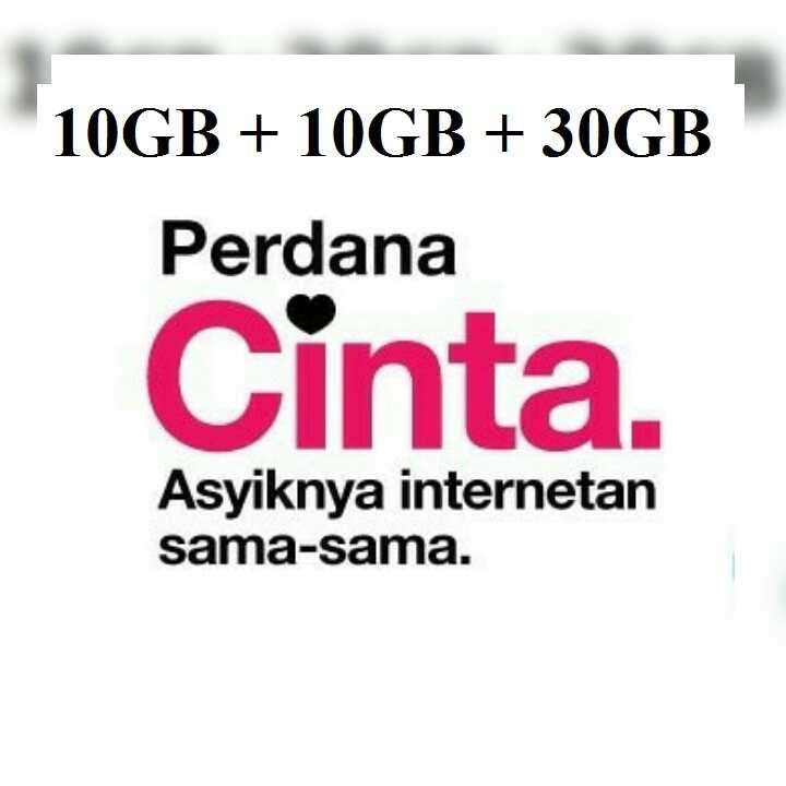 [Fzn] ~ Kartu Perdana Internet Three / Tri Cinta 10GB + 20 GB Total 50GB Bakul