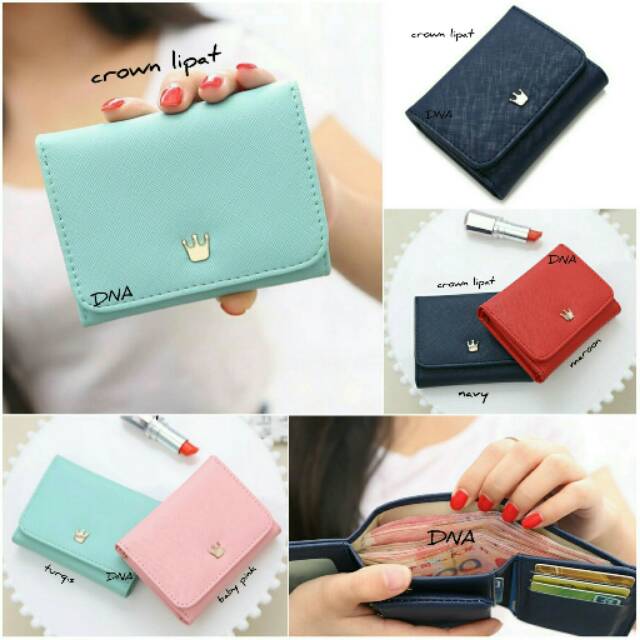 DOMPET MINI LIPAT CROWN