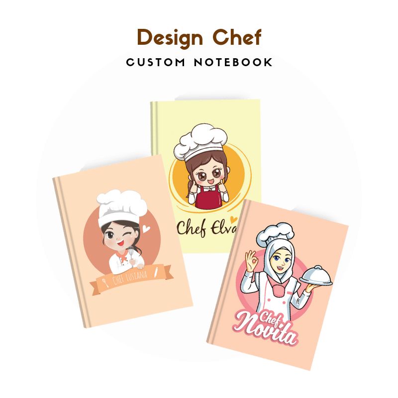 

CUSTOM NOTEBOOK BUKU CATATAN RESEP MASAKAN CHEF