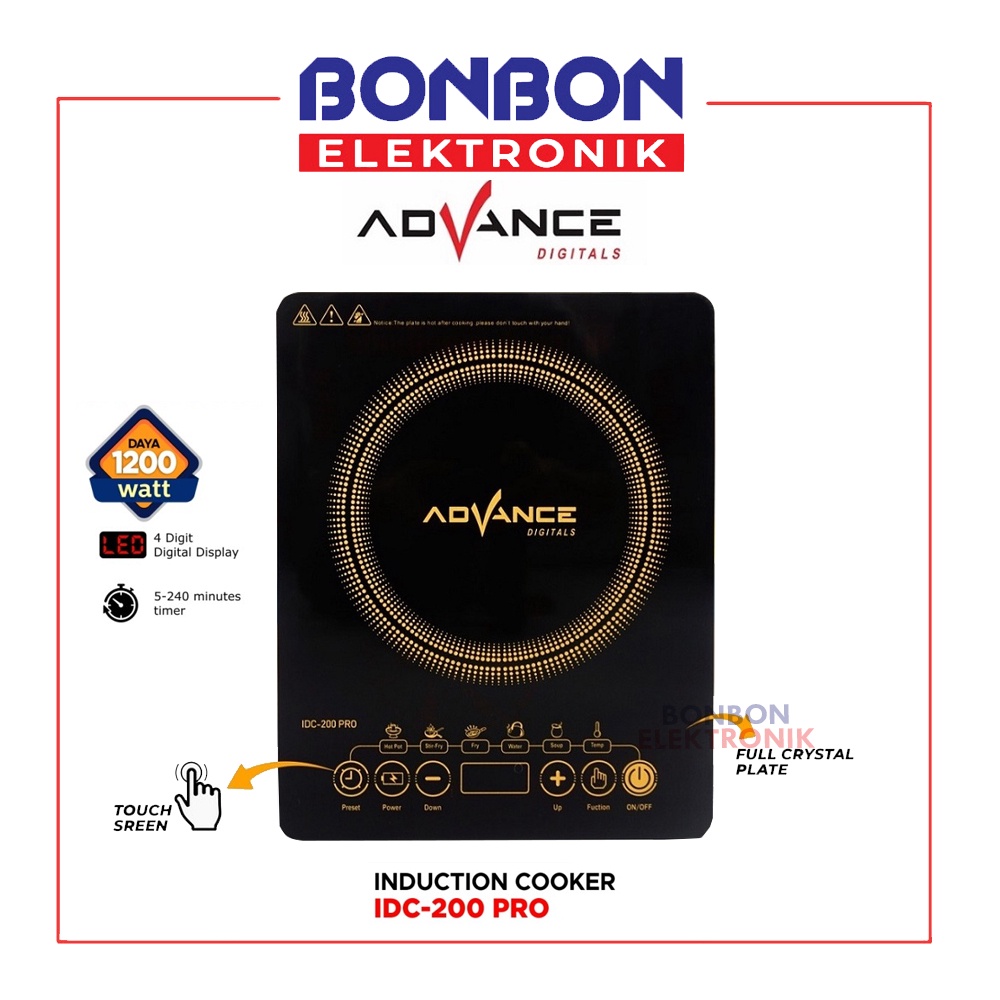 Advance Induction Cooker IDC200-PRO Kompor Listrik / IDC 200 PRO