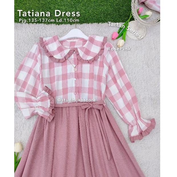 KPN.02Jn22ᴾ– Baju Gamis Muslim Dewasa / Tatiana Dress / Baju Wanita Korea / Dress Muslim Dewasa / Ga