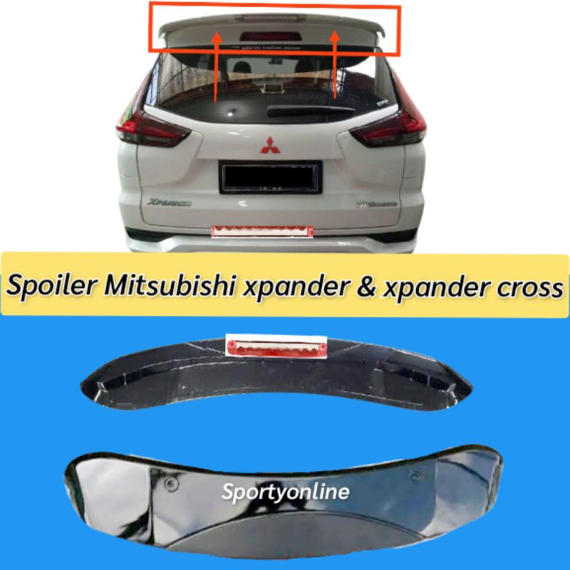 Spoiler mitsubishi Xpander dan xpander cross