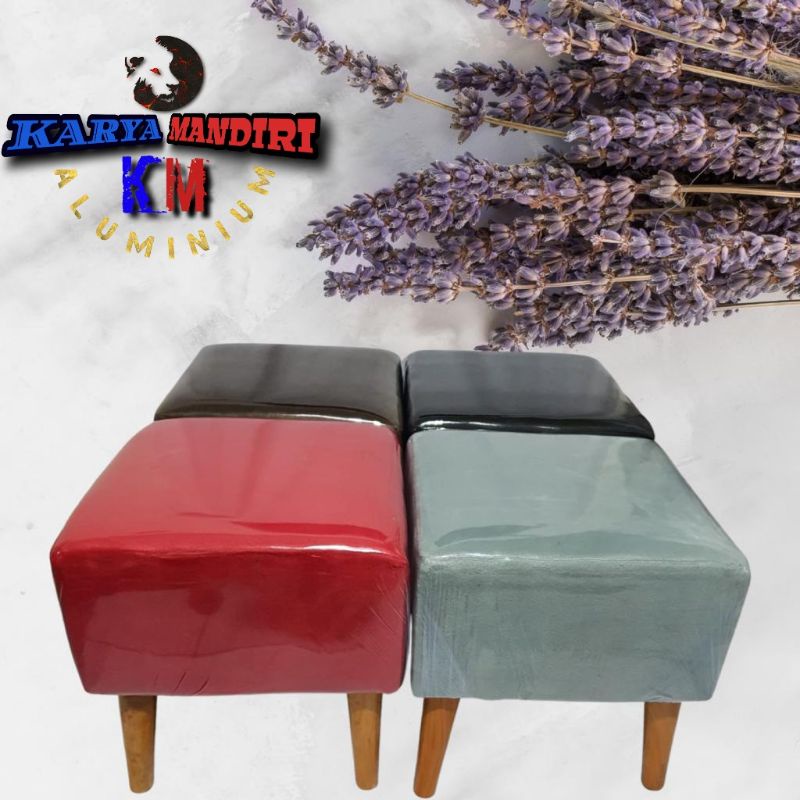 SOFA STOOL / SOFA KOTAK / KURSI STOOL TINGGI 45CM - KOTAK