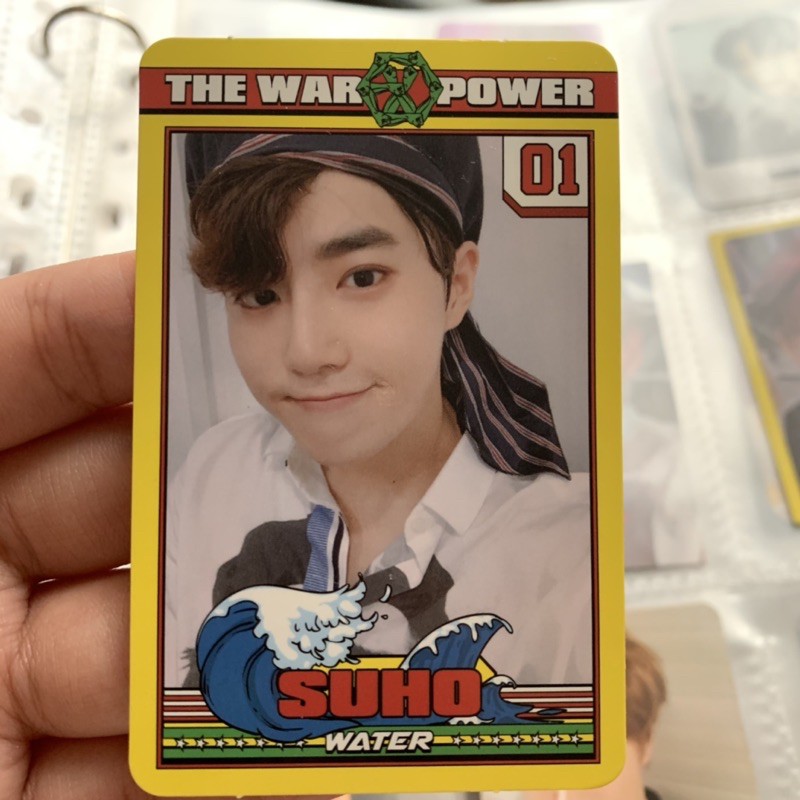 SUHO EXO POWER PHOTOCARD