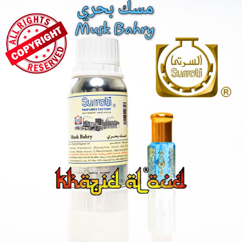 Khazid Al Oud - Musk Bahry Surrati Original | Rich Arabian Musk Perfume