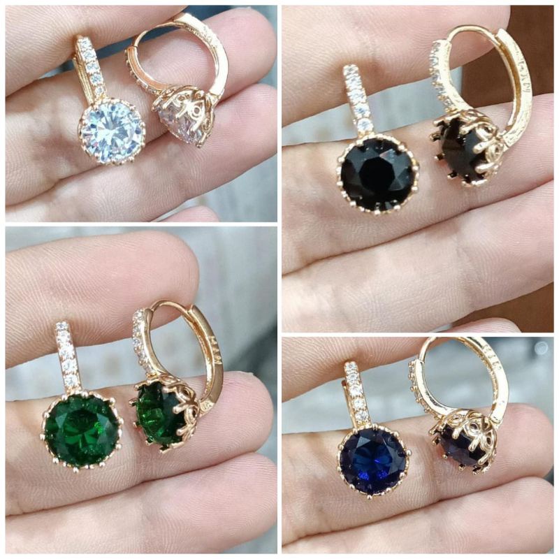 Xuping anting Mata Warna HBC28