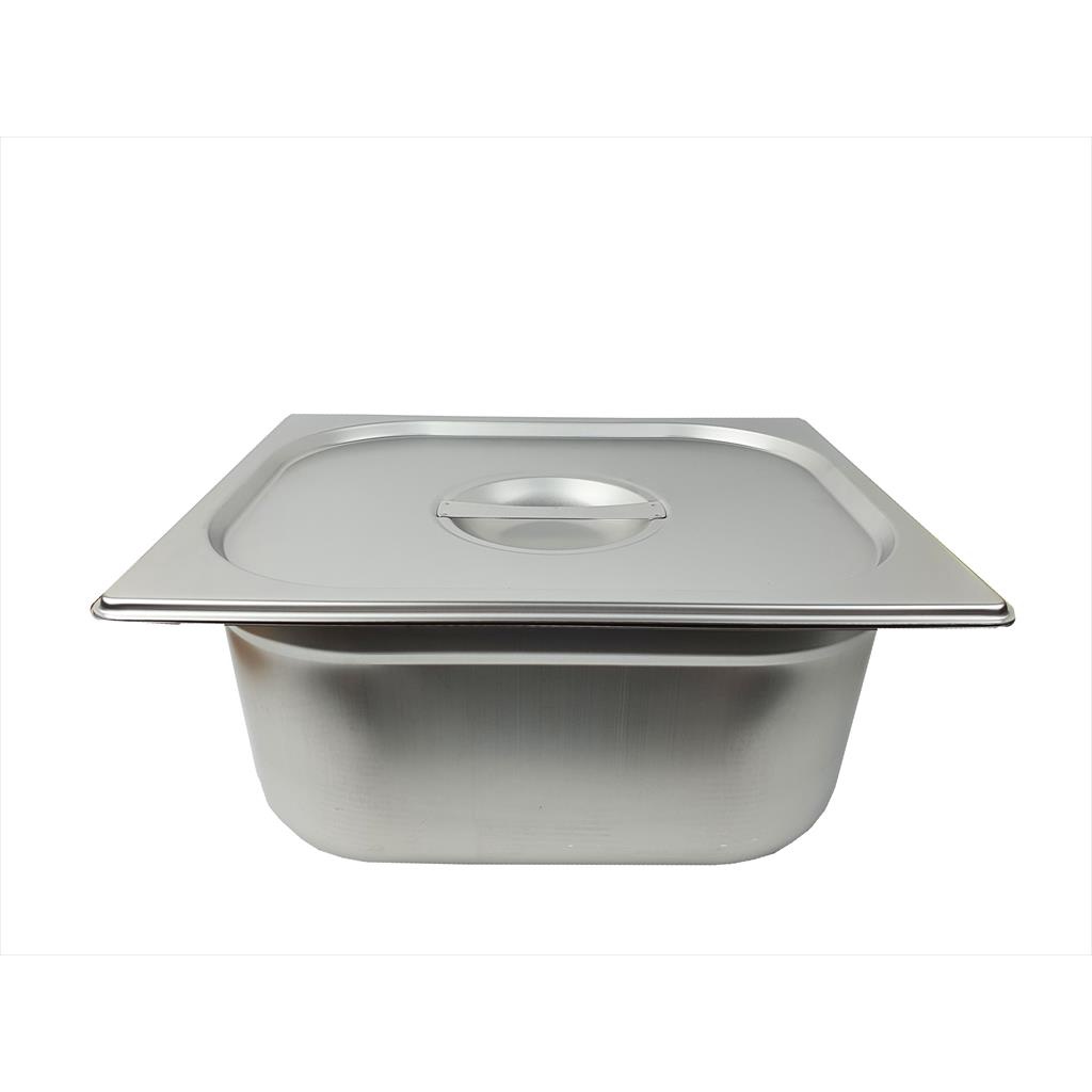 TUTUP BIMA GASTRONOM PAN 1/2 COVER FOOD PAN WADAH PRASMANAN STAINLESS