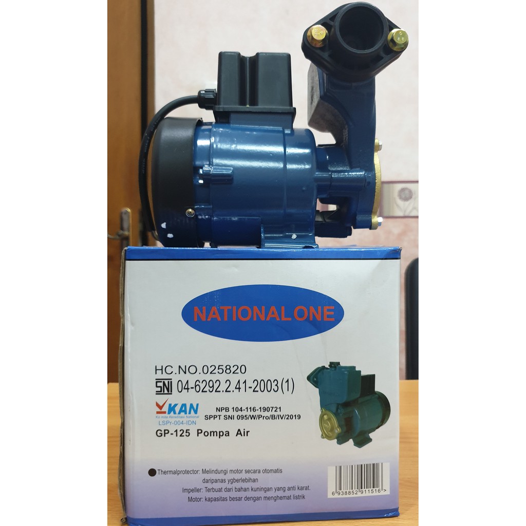 Pompa Air Sumur Dangkal SETARA DENGAN SHIMIZU PS 128 BIT National One Non Otomatis Auto GP-125 / GP 125 / GP125