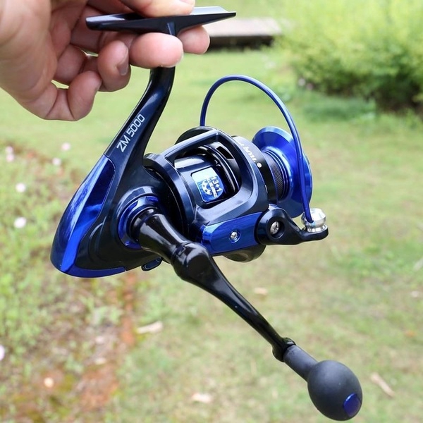 Sougayilang Gulungan Pancing Berputar 13 + 1BB Ringan Ultra Halus Aluminium Sea Fishing Reel