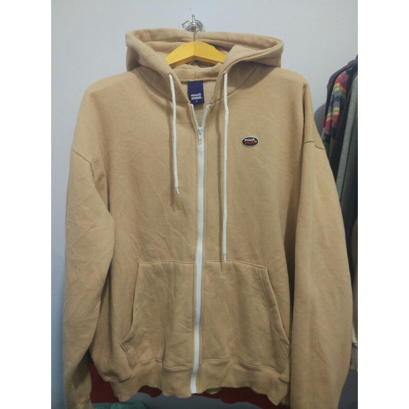 zip Hoodie jaket sweater Korea style muahmuah