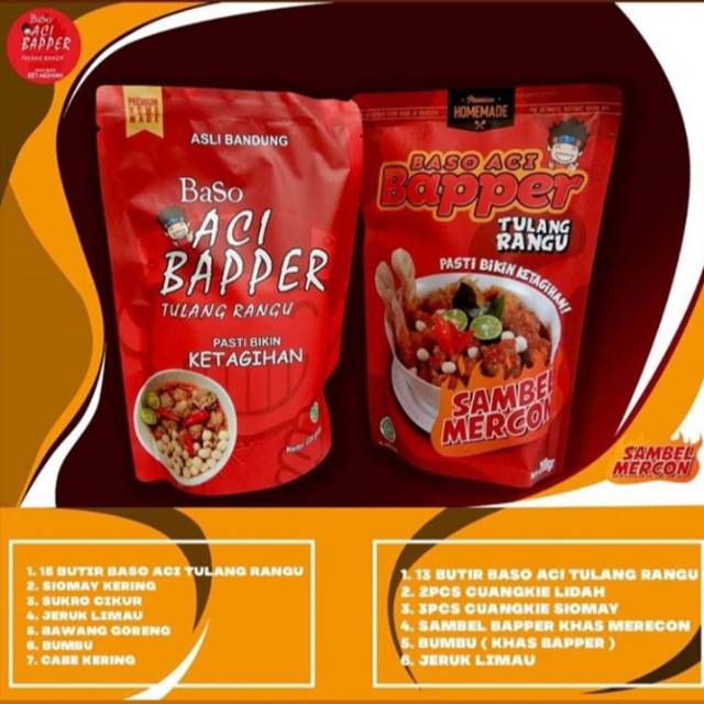 

Baso Aci Bapper Tulang Rangu Isi 220gr