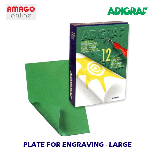 ADIGRAF - ENGRAVING PLATE - LARGE SIZE - 1 LEMBAR - 386500