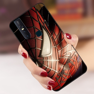 Soft Case Bahan Silikon Tpu Motif Spiderman Untuk Vivo