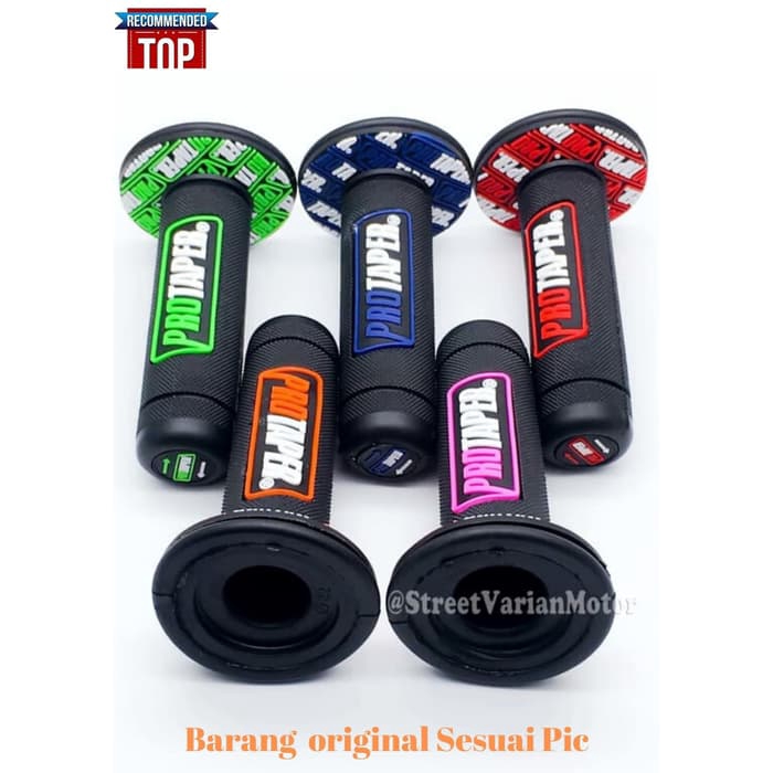 Handgrip Motor Protaper Karet - MERAH - BIRU