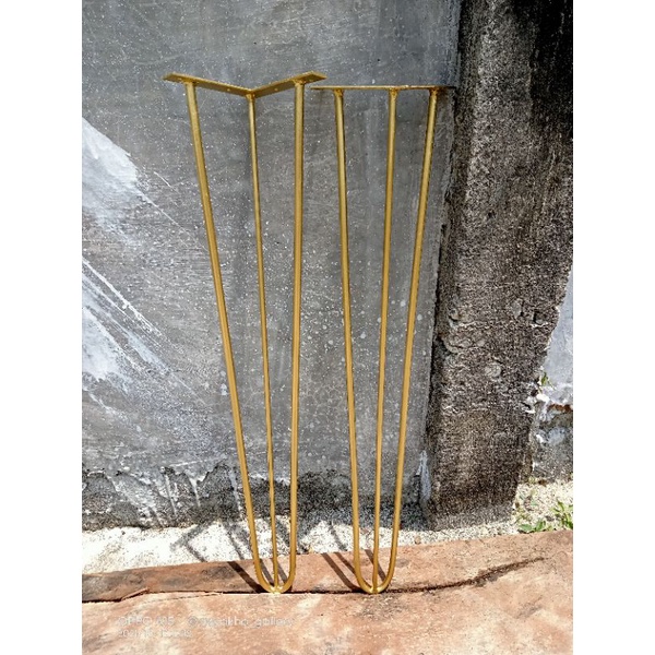 kaki besi untuk meja konsule/harpin legs/kaki harpin