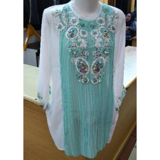 Atasan Blouse Import Bordir Junita