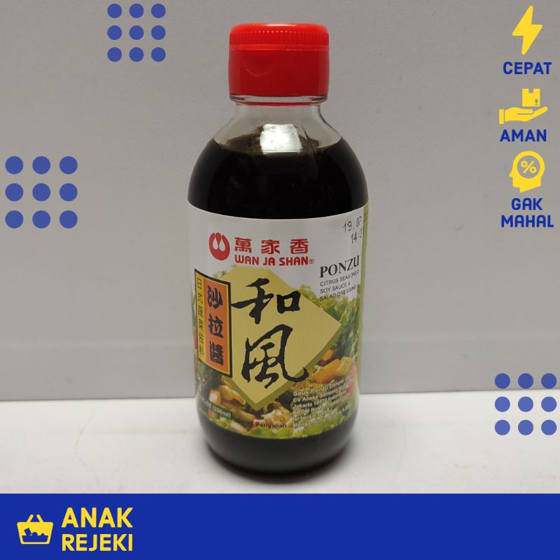 

Wan Ja Shan Ponzu Sauce 200ml - Saus Citrus Shabu Soy Sauce Wanjashan - Standard