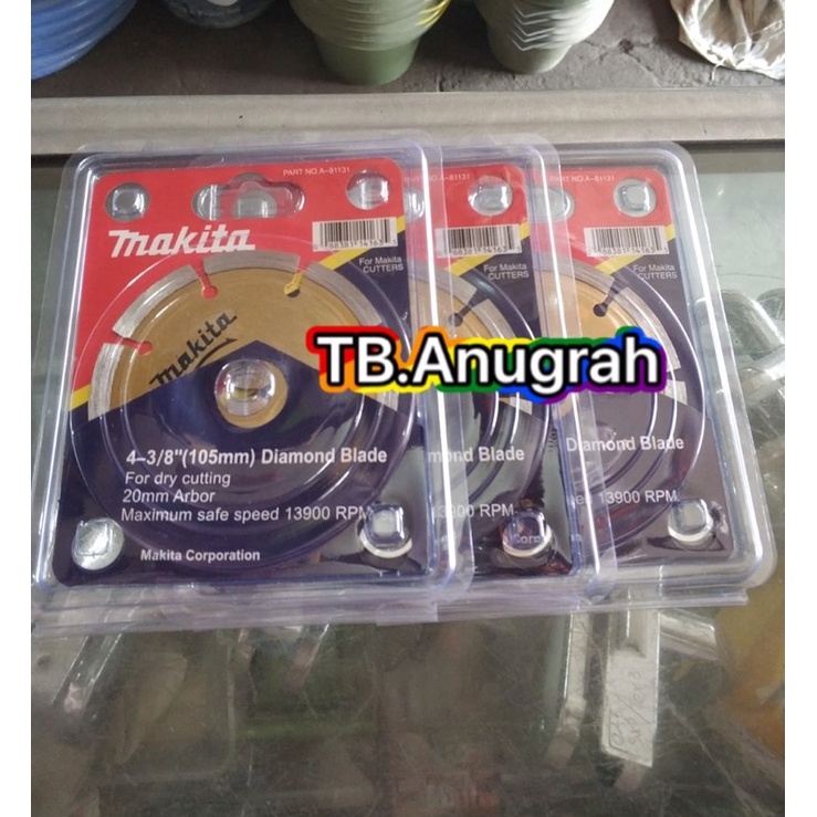 Diamond Wheel kering 4 In MAKITA Pisau Potong Keramik 4 Inci kering dry