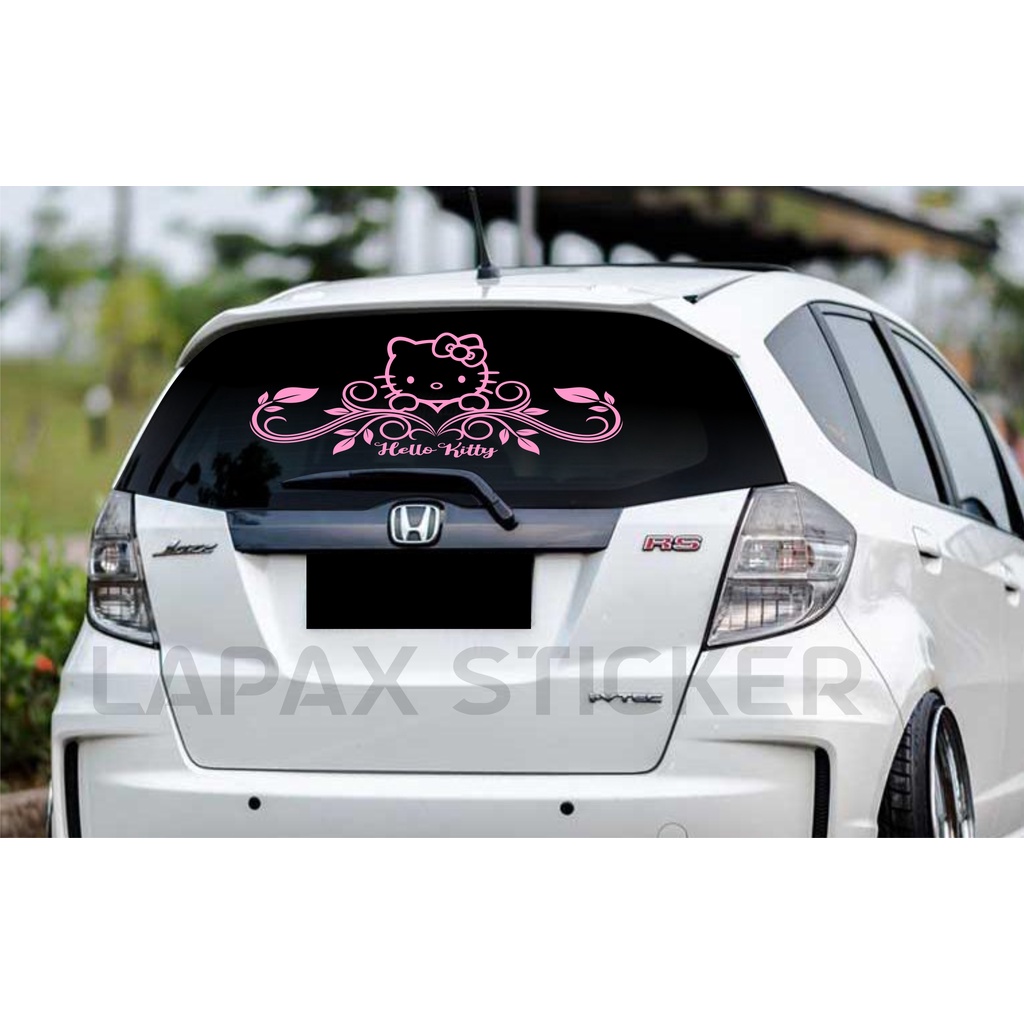 stiker hello kitty cutting stiker kaca mobil body hello kitty