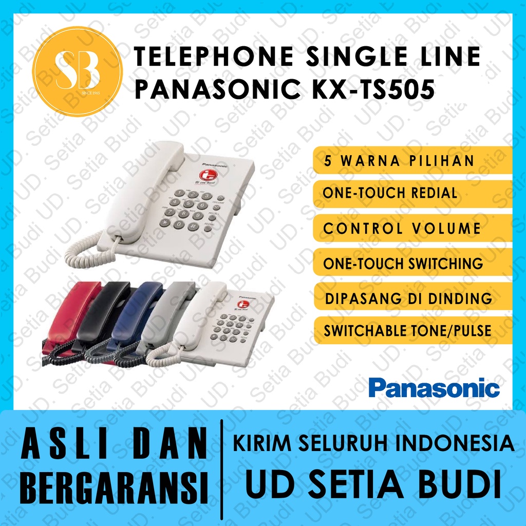 Telephone Single Line Panasonic KX-TS505