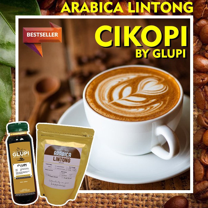 

Paket Kopi Kekinian Cikopi Lintong Natural Gula Aren Cair Ngopi Sore