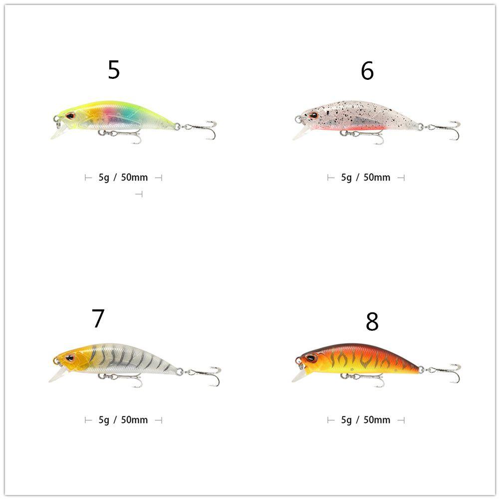 TOP Umpan Ikan Kecil Tenggelam Outdoor Crankbaits Fishing Tackle Minnow Lures