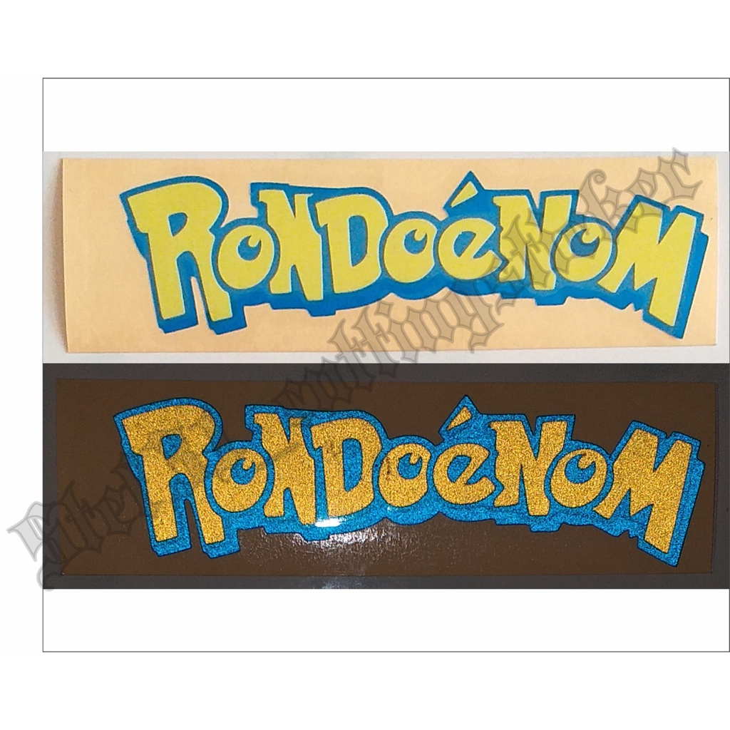 

Stiker cutting tulisan rondoenom