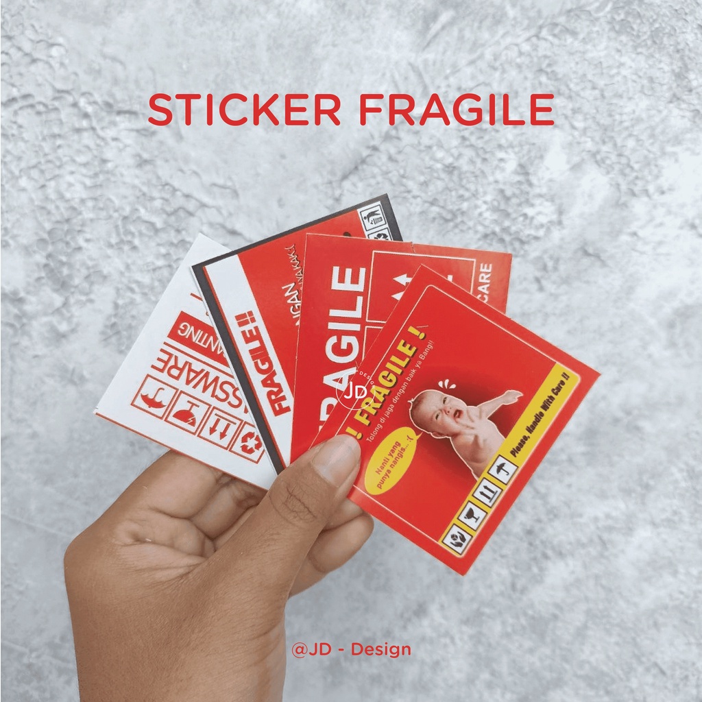 

Sticker FRAGILE JAMAN NOW/Sticker Fragile Lucu/Sticker Fragile Ecer/ Sticker Fragile (MIN.ORDER 12 PCS)