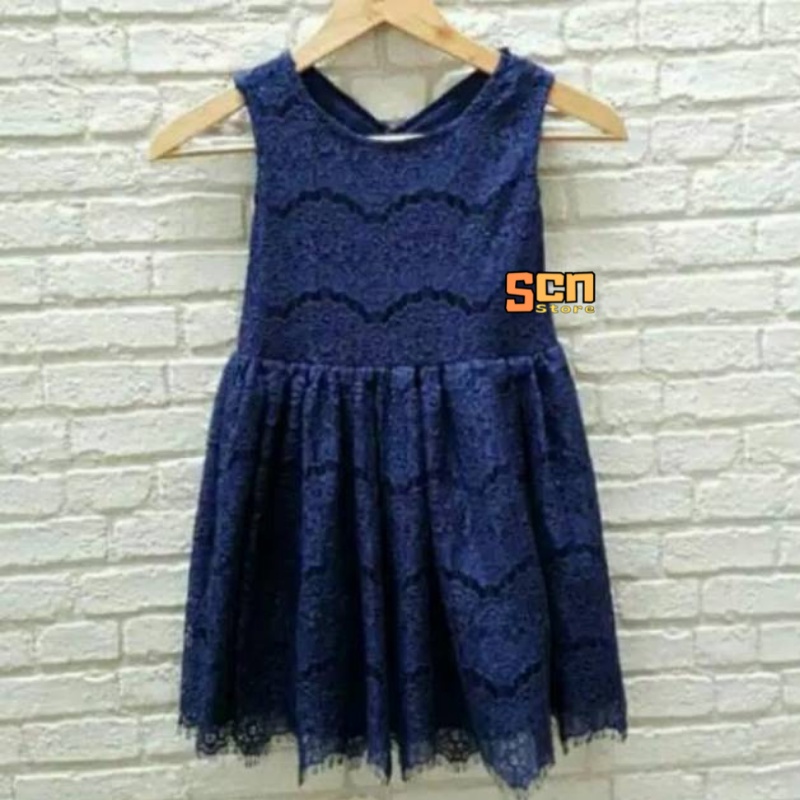 SCN STORE Dress Brukat Anak Usia 0-6 Tahun