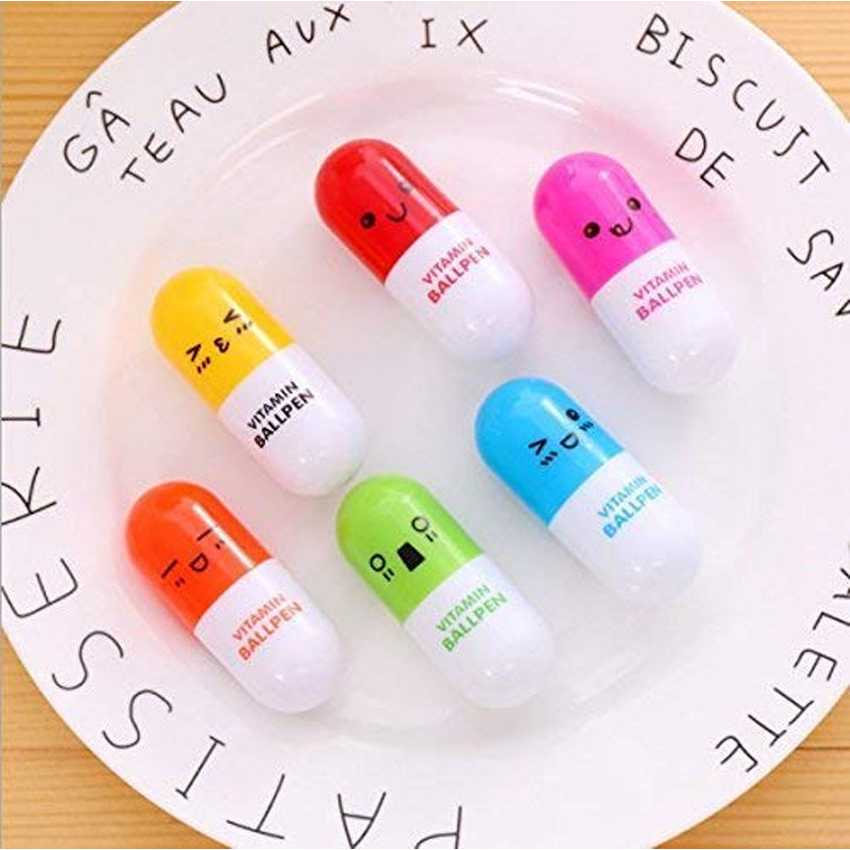 

MURAH..! PULPEN KAPSUL PEN VITAMIN ALAT TULIS SOUVENIR EMO LUCU BALLPOINT PENA