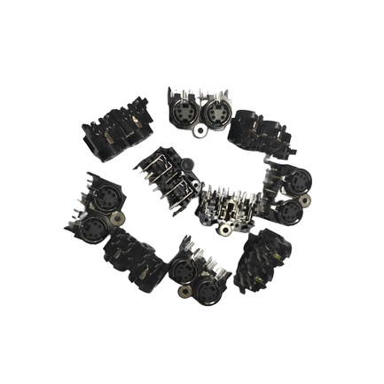 Socket S-Video Double 10pin Daya Sinyal Video Per 10pcs