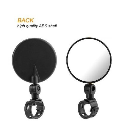 [SPIONONTEL] - RUTVEING Kaca Spion Sepeda Bike Blindspot Rearview 1PCS - HF00954 - Black