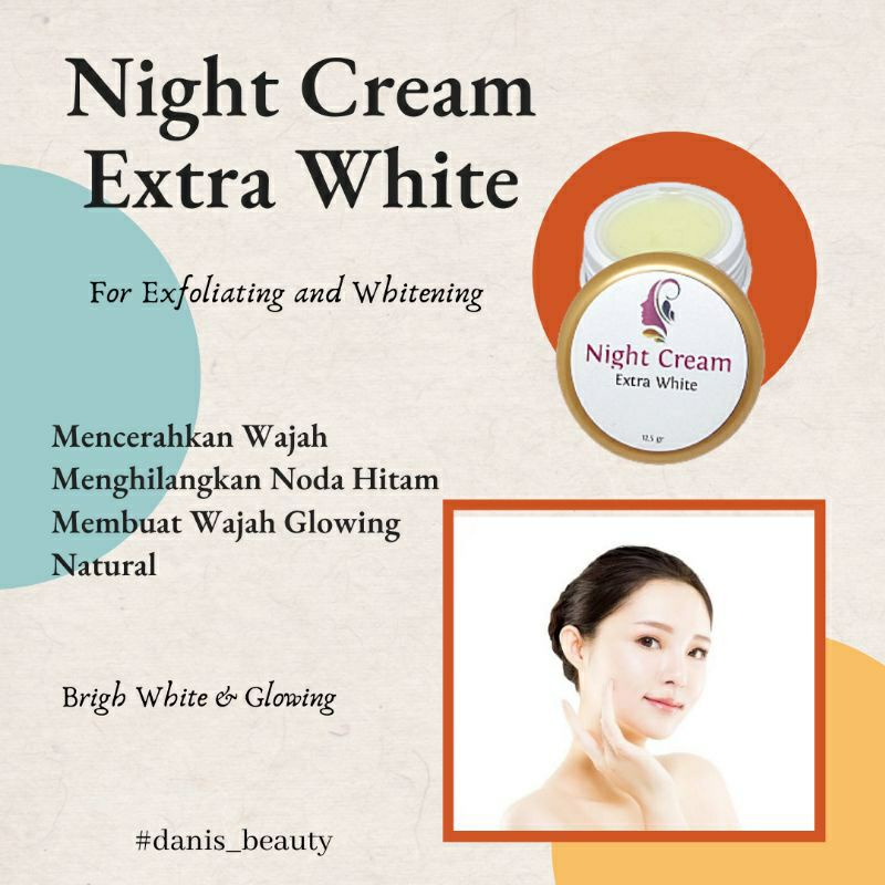 Cream Malam Extra White ( Whitening Extra Glowing )
