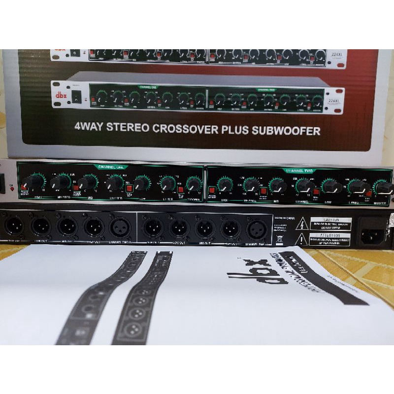 Crosover Dbx 224 XL subwoofer Crossover DBX 224XL