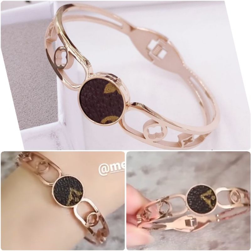 Gelang Titanium Asli Premium Quality elv Anti karat anti alergi Stainless steel Gt1938