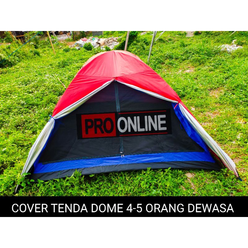 Tenda camping terpal kapasitas 6-7 orang - Tenda Gunung - tenda kemping terpal camping outdoor